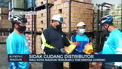 Sidak Gudang Distributor, Wali Kota Madiun Temukan 2 Ton Minyak Goreng
