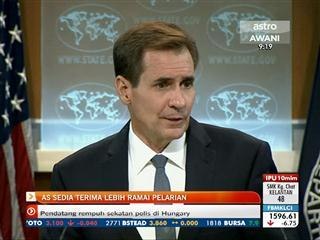 AS sedia terima lebih ramai pelarian