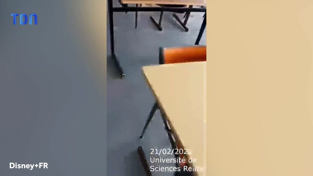 Le syndicat étudiant de droite UNI publie une vidéo tournée à l'Université de Reims d'une jeune femme musulmane faisant sa prière dans une salle de cours