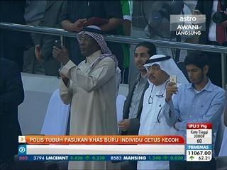 Polis tubuh pasukan khas buru individu cetus kecoh di Stadium Shah Alam