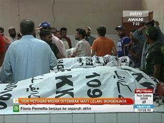 Dua petugas media ditembak mati lelaki bersenjata