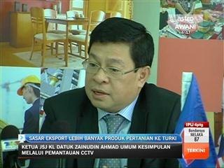 Malaysia eksport lebih banyak produk pertanian ke Turki