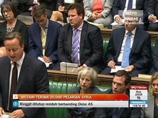 Britain terima 20,000 pelarian Syria