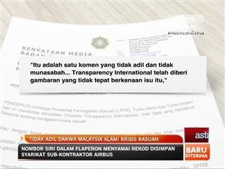 Tidak adil dakwa Malaysia alami krisis rasuah