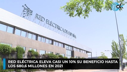 Red Eléctrica eleva casi un 10% su beneficio hasta los 680,6 millones en 2021