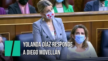 Yolanda Díaz responde a Diego Movellán: "Sí, defendemos a los autónomos y autónomas"
