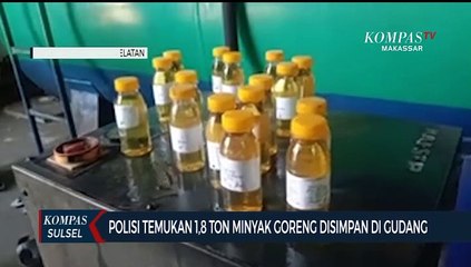 Polisi Temukan 1,8 Ton Minyak Goreng Disimpan Di Gudang