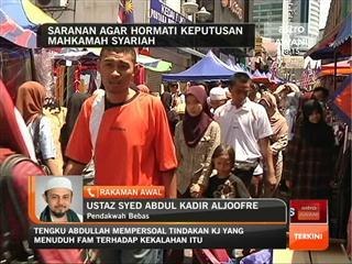 Saranan agar hormati keputusan mahkamah syariah