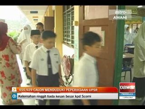 455,929 calon menduduki peperiksaan UPSR