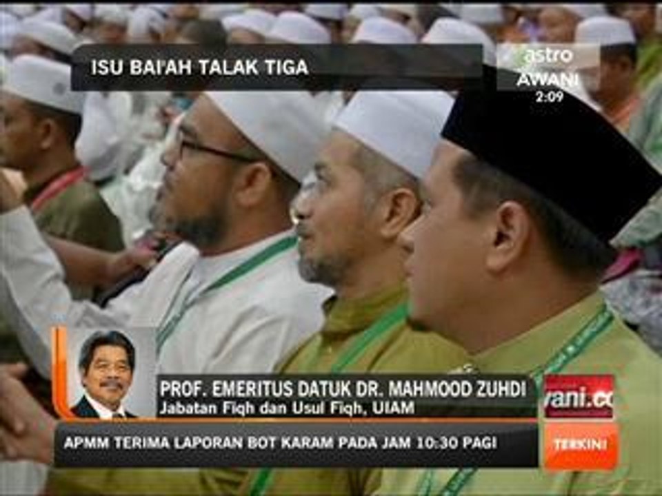 Isu bai'ah talak tiga