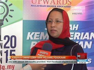 K3G2015 tawar lebih 5,000 peluang pekerjaan