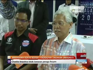 Mahasiswa sertai BERSIH 4.0 berdepan tindakan universiti