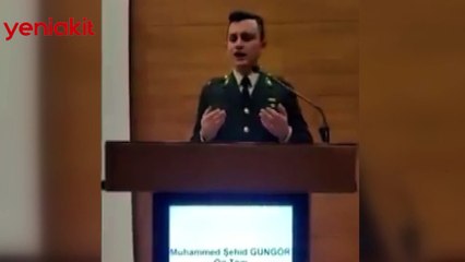 İhsan Şenocak genç teğmene dualarla destek verdi!