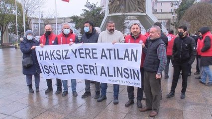 BAKIRKÖY BELEDİYESİ'NE İŞTEN ÇIKARMA PROTESTOSU