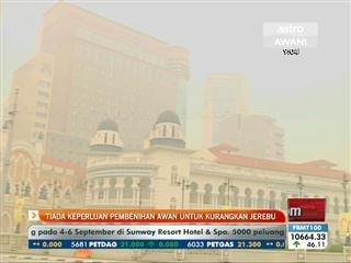 Tiada keperluan pembenihan awan untuk kurangkan jerebu