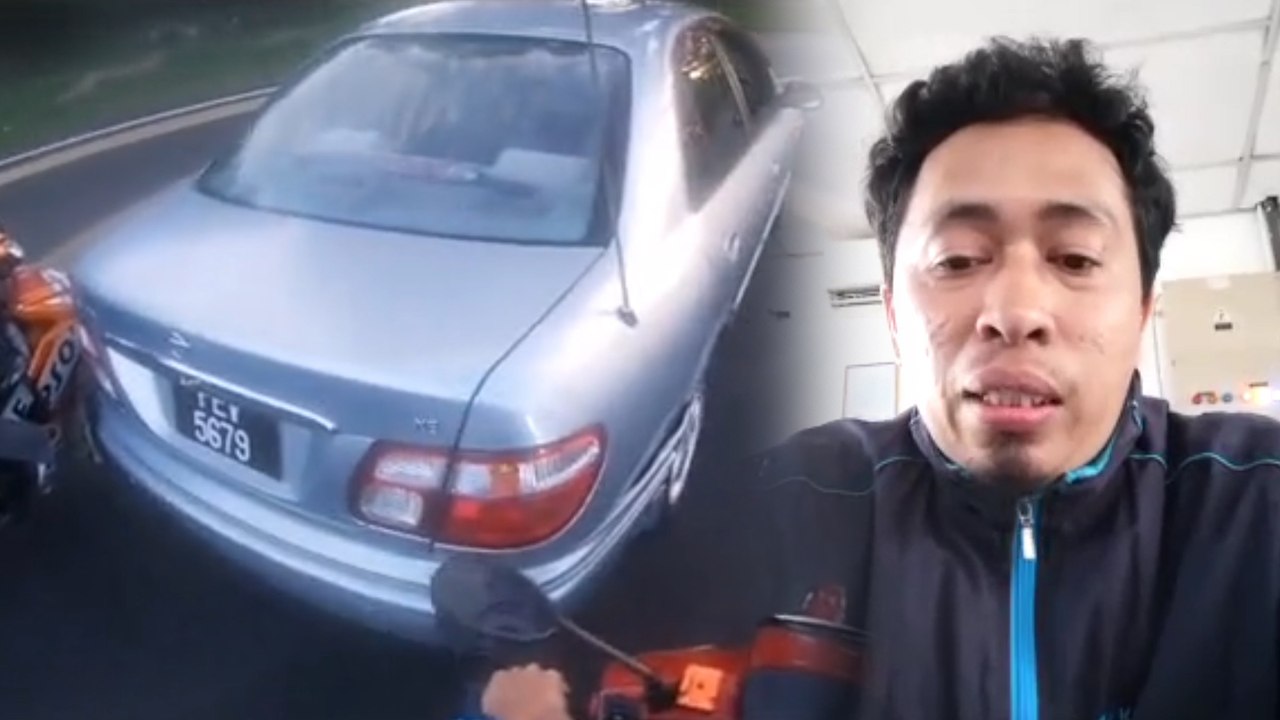 Lain macam rider EX5 ni, towing kereta guna kaki je! Sebak baca doa netizen