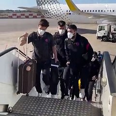 La expedición del Barça viaja a Nápoles / FCB