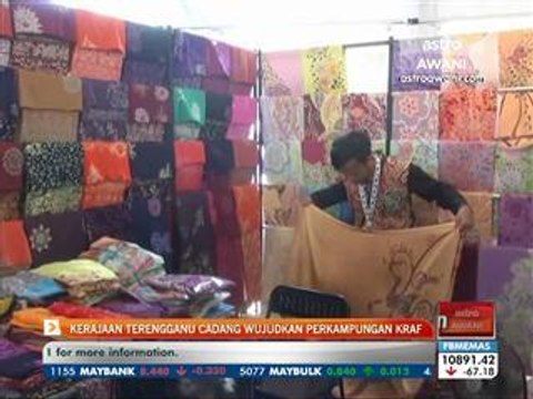Kerajaan Terengganu cadang wujudkan perkampungan kraf