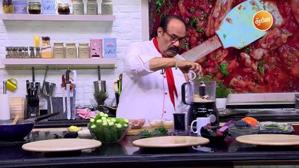 حلقات الكوسة المحشية بالدجاج | الشيف شربيني