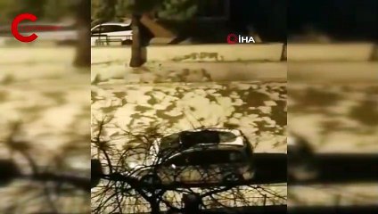 Antalya’da sabaha karşı dolu şaşkınlığı