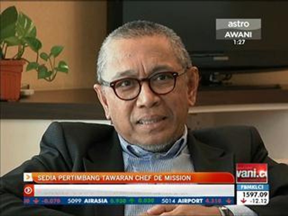 Olimpik Rio 2016: Sedia pertimbang tawaran Chef De Mission