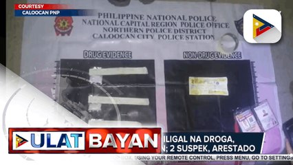 Download Video: P102K halaga ng iligal na droga, nasabat sa Caloocan; 2 suspek, arestado