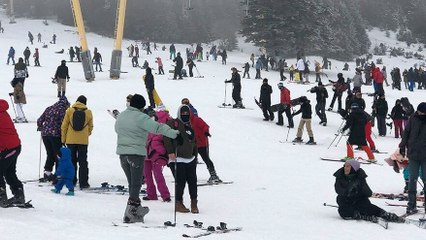 Uludağ’ı 40 günde 887 bin kişi ziyaret etti