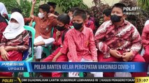 PRESISI Update 19.00 WIB Ciptakan Herd Immunity, Wakapolda Banten Tinjau Vaksinasi Serentak di Polsek Pulomerak