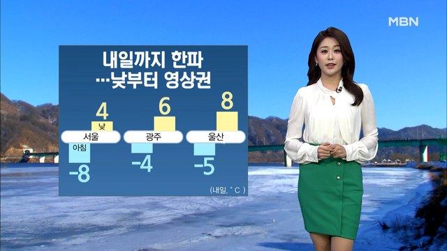 [종합뉴스 날씨] 내일까지 강추위 기승… 모레부터 기온↑