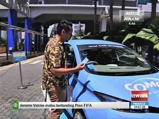 RM24 buys you an electric car for an hour! EV sharing platform with Comos