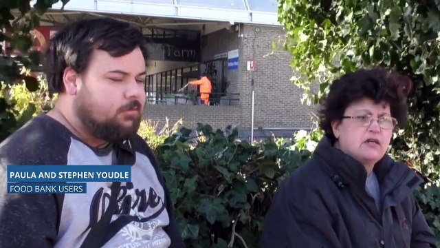 The food bank provides vital support for those in financial difficulty