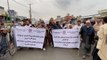 NANGARHAR - Afganistan'daki engelliler ABD Başkanı Biden'ı protesto etti