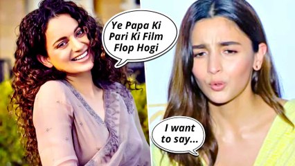 Alia Bhatt Replies After Kangana Ranaut Says Ugly Things About Her