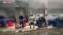 Bağcılar'da tekstil atölyesinde yangın