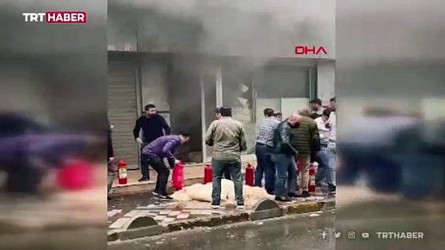 Bağcılar'da tekstil atölyesinde yangın