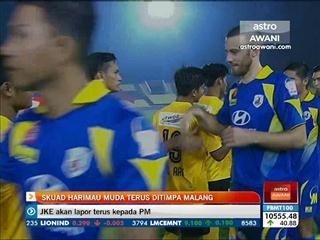 Skuad Harimau Muda terus ditimpa malang tewas 0-1