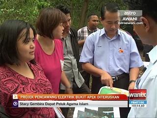 Projek pencawang elektrik Bukit Apek diteruskan