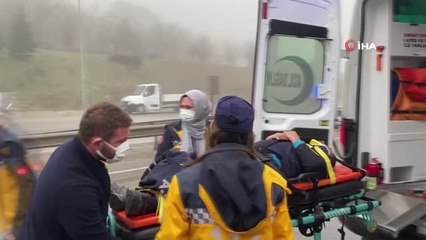 Son dakika haberleri! Çekmeköy'de sisli hava kazaya neden oldu, tır ile kamyon birbirine girdi