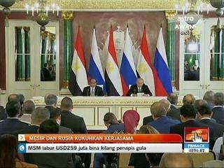 Mesir dan Rusia kukuhkan kerjasama