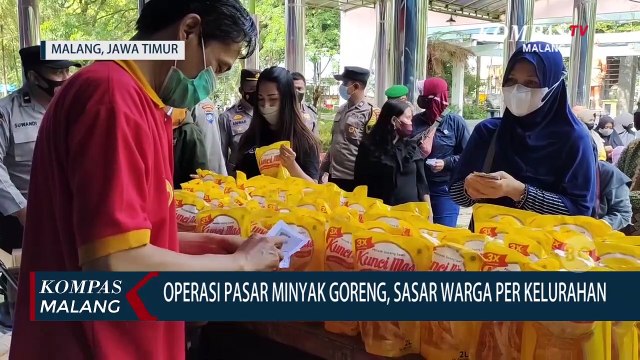 Operasi Pasar Minyak Goreng Digelar di Kota Malang, Sasar Warga Per Kelurahan