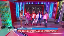 Humor: Strippers molestos por las restricciones y exigen que los dejen trabajar para Comadres
