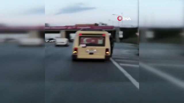 Bağcılar'da yürekleri ağza getiren görüntü!