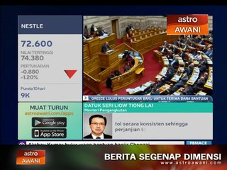 Greece lulus peruntukan baru untuk terima dana bantuan