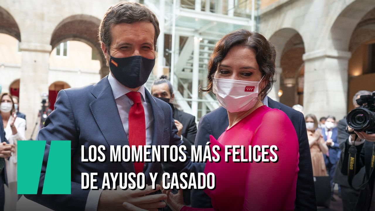 Los momentos más felices de Ayuso y Casado - Vídeo Dailymotion