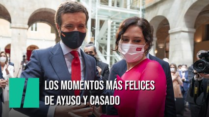 Los momentos más felices de Ayuso y Casado