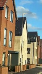 The damage caused to the homes by Storm Eunice. Credit to Robert Angelcu