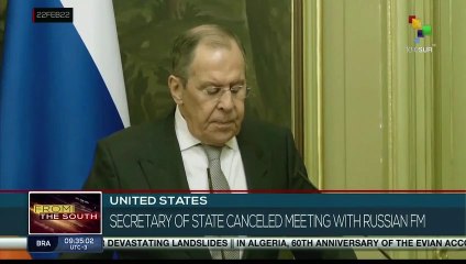 Antony Blinken cancels meeting with Sergey Lavrov