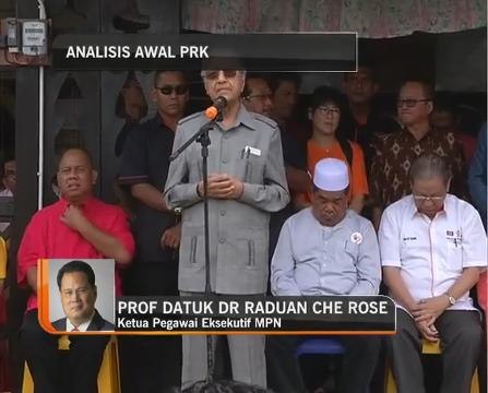 Analisis awal PRK Kuala Kangsar
