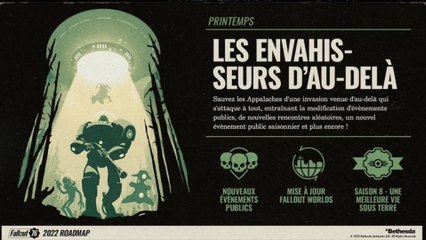 fallout 76 roadmap et le lanceur Bethesda va nous quitter