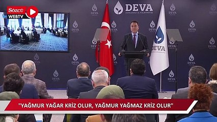 Babacan: İttifakın doğru adı ‘Cumhur İttifakı’ değil, ‘Kriz İttifakı’dır